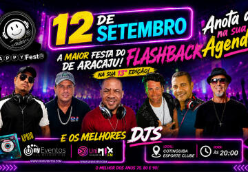 HappyFest 2026: A maior festa do Flashback de Aracaju já tem data marcada!