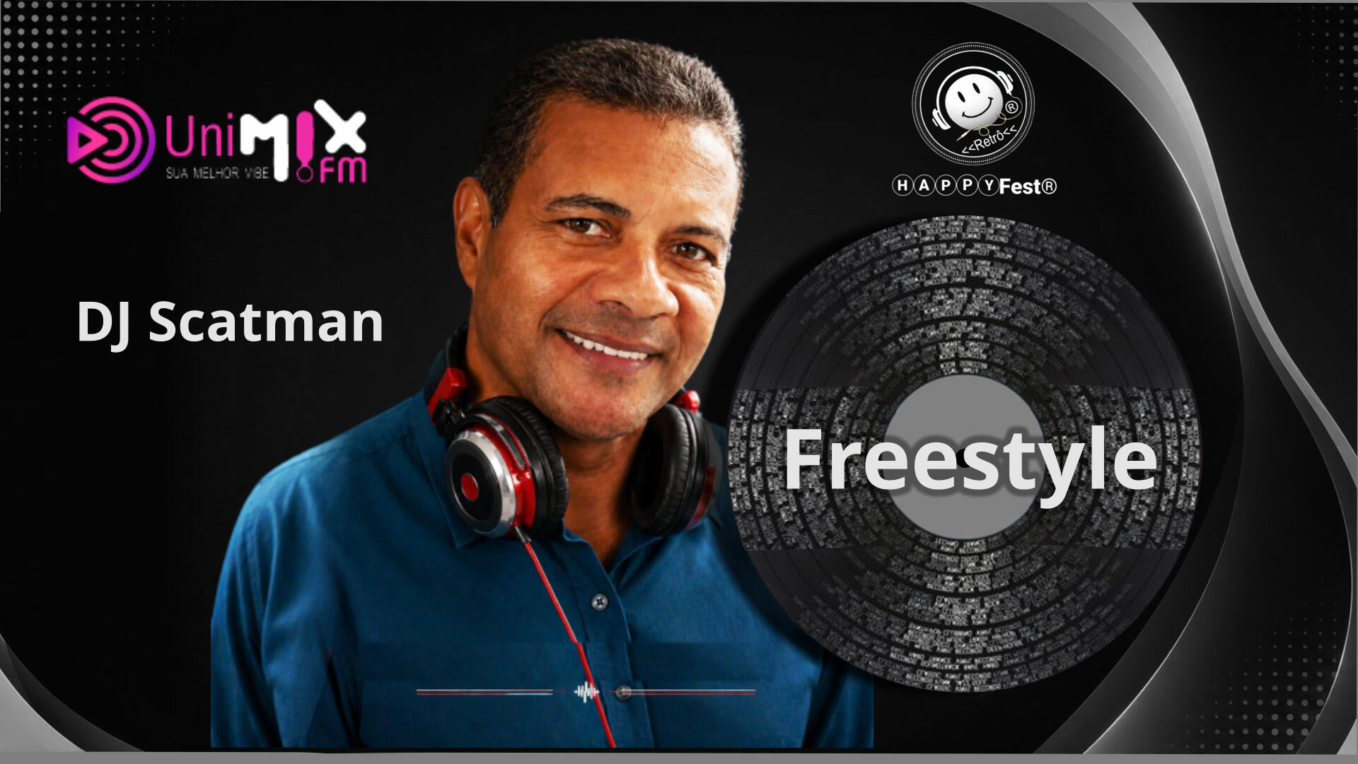 🎧 DJ Scatman, Especialista no contagiante Freestyle, levará para a pista grandes clássicos dos anos 80 e 90, com músicas românticas e dançantes que fizeram história nas melhores pistas de dança. O set será dinâmico e poderá ser alterado conforme o clima e a animação da pista, garantindo uma experiência única.